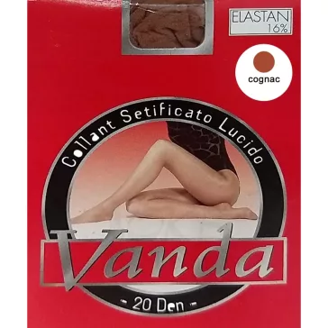 Vanda cognac fényes elasztikus harisnyanadrág 20d