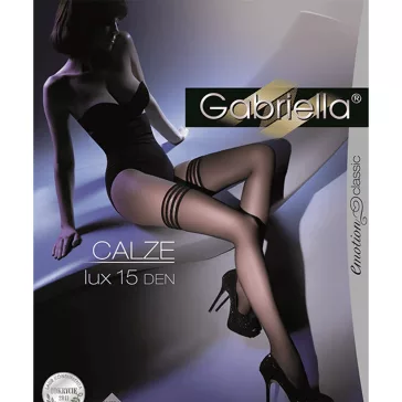 Gabriella fekete combfix Calze lux