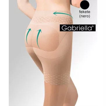 Gabriella fenékemelő fekete harisnya Push up 20Den