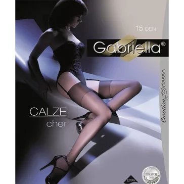 Gabriella fekete combfix harisnyatartóhoz Calze cher