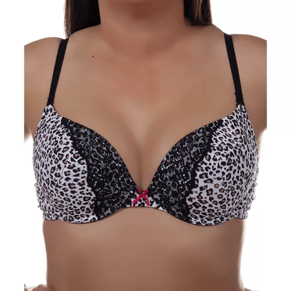 Lemila ocelot mintás super push up melltartó A Lemila ocelot mintás super push up melltartó A