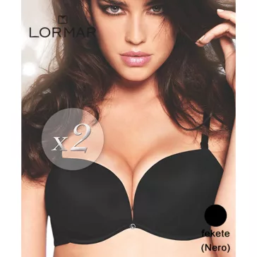 Lormar dupla push up melltartó fekete Double B kosár
