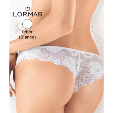 Lormar brazil bugyi  fehér csupa csipke Prestige Brasiliana