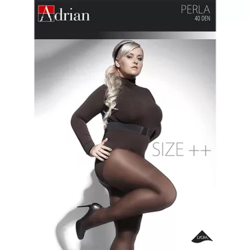 Adrian fekete nagyméretű harisnya Perla 40 den
