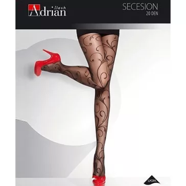 Adrian fekete mintás harisnya Secession