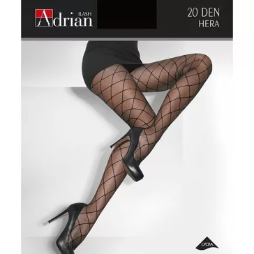 Adrian fekete mintás harisnya Hera 20 den