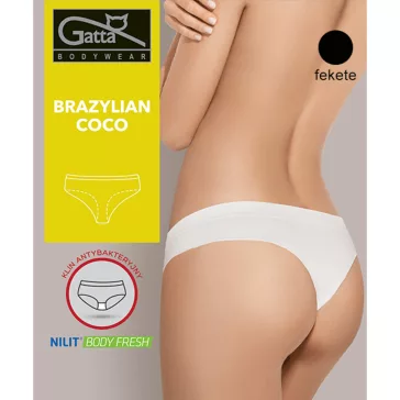 Gatta fekete női brazil bugyi Coco