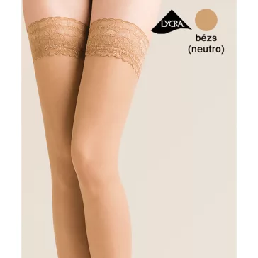 Gabriella csipkés combfix bézs Classic