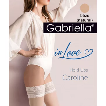 Gabriella nagyméretű bézs combfix Caroline