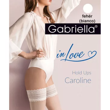 Nagyméretű Gabriella fehér combfix Caroline