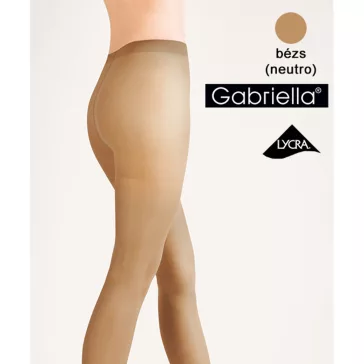 Gabriella egyszínű bézs harisnya Classic 15 Den