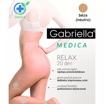 Gabriella kompressziós alakformáló harisnya Relax 20Den