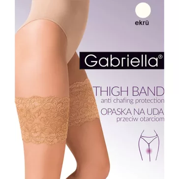 Gabriella ekrü combvédő csipke