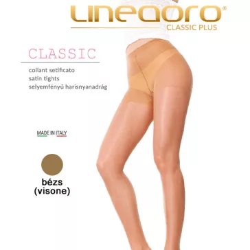 Lineaoro egyszínű harisnyanadrág visone 20d Classic