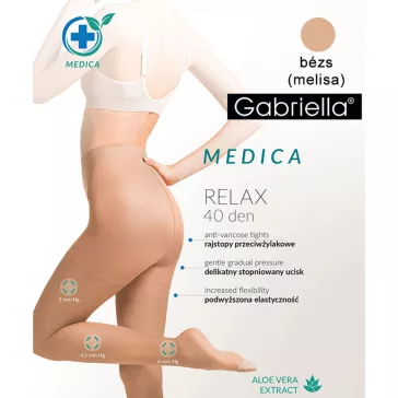 Gabriella kompressziós alakformáló harisnya Relax 40Den
