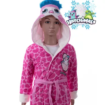 Hatchimals gyerek pihe puha köntös pink