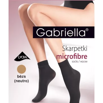 Gabriella bézs mikroszálas bokafix 50 den