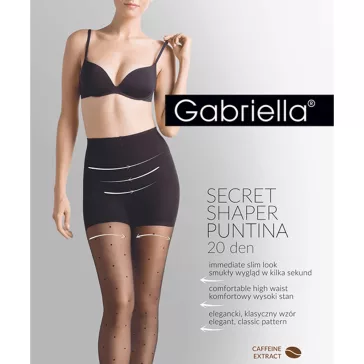   Gabriella alakformáló pöttyös harisnya Secret Shaper Puntina 20den