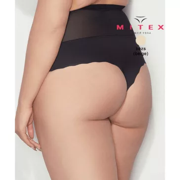 Alakformáló tanga lézervágott beige Glam