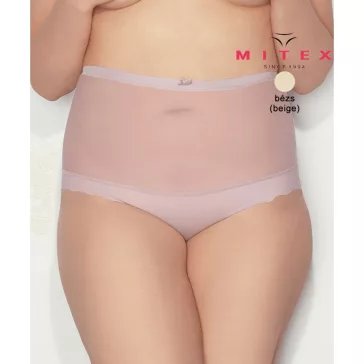 Alakformáló tanga lézervágott beige Glam
