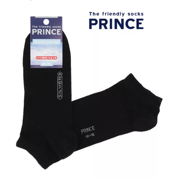 Ezüstszálas titokzokni fekete Prince Ezüstszálas titokzokni fekete Prince