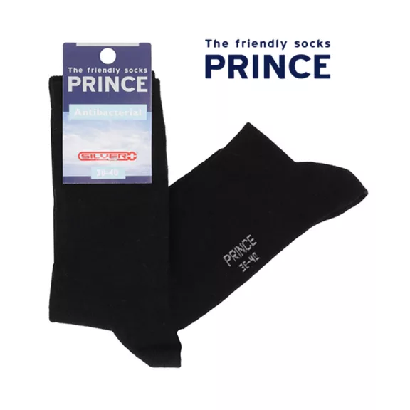 Ezüstszálas zokni fekete Prince Ezüstszálas zokni fekete Prince