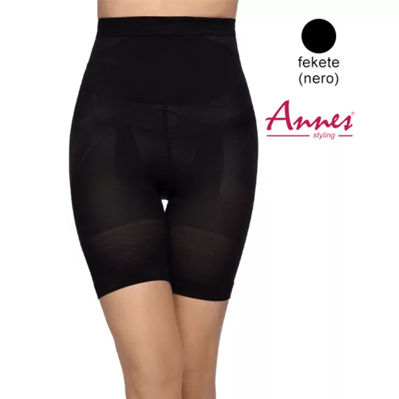 Annes alakformáló short fekete Super Slim 140den