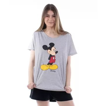 Minnie rövidnadrágos pizsama szürke