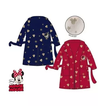 Minnie gyerek pihe puha köntös sötétkék