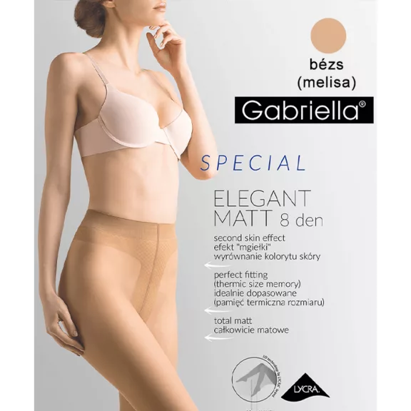 Gabriella harisnya bézs Special Matt 8 den Gabriella harisnya bézs Special Matt 8 den
