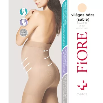 Fiore Mama kismama harisnyanadrág világos testszín 20D