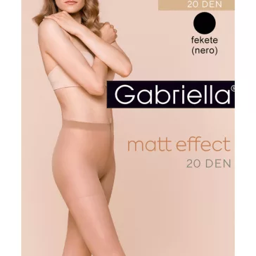 Gabriella alakformáló harisnya fekete 20 den Comfort Matt