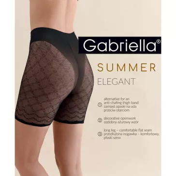 Gabriella vékony száras alsó fekete Summer Elegant