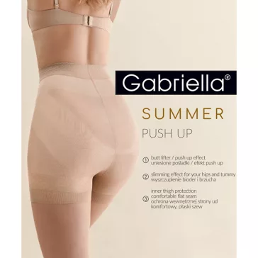 Gabriella száras alakformáló sort bézs Summer Push Up
