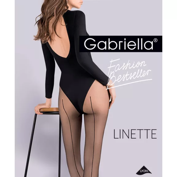 Gabriella elegáns fekete harisnya Linette 20den Gabriella elegáns fekete harisnya Linette 20den