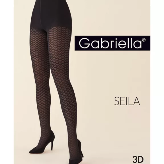 Gabriella vastag mintás harisnyanadrág Seila 60 den Gabriella vastag mintás harisnyanadrág Seila 60 den