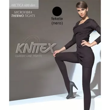 Knittex vastag fekete harisnya 600d Arctica