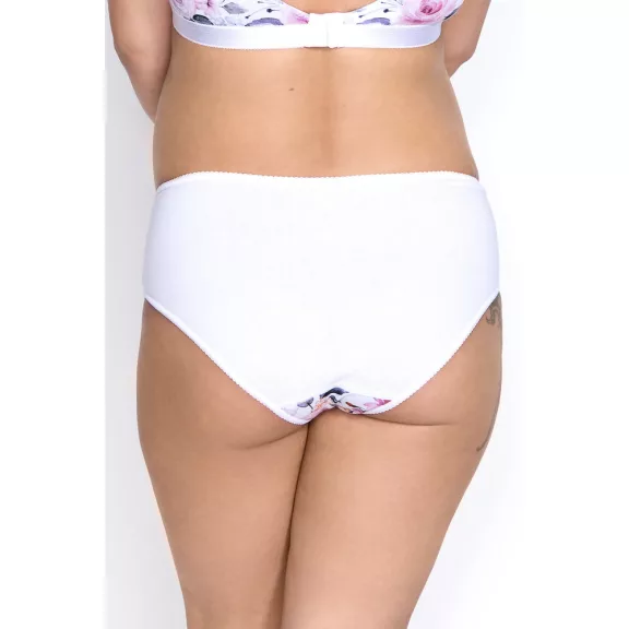 Kismama bugyi fehér virágos Mitex Mama Panty