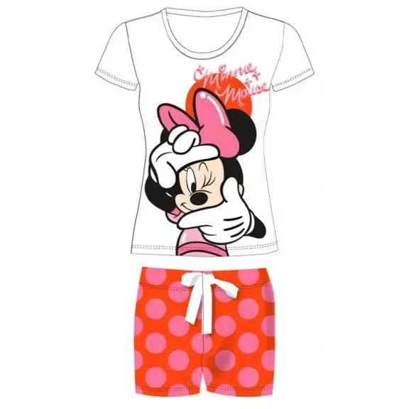 Minnie rövidnadrágos női pizsama fehér Minnie rövidnadrágos női pizsama fehér