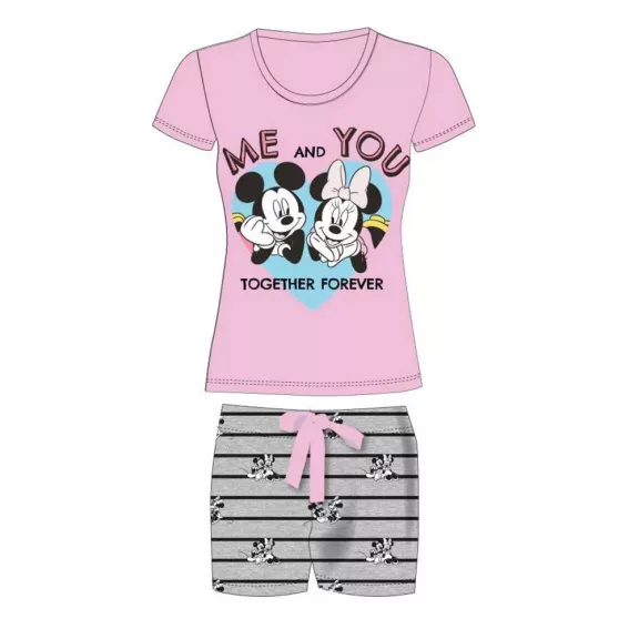 Minnie rövidnadrágos női pizsama szürke Minnie rövidnadrágos női pizsama szürke