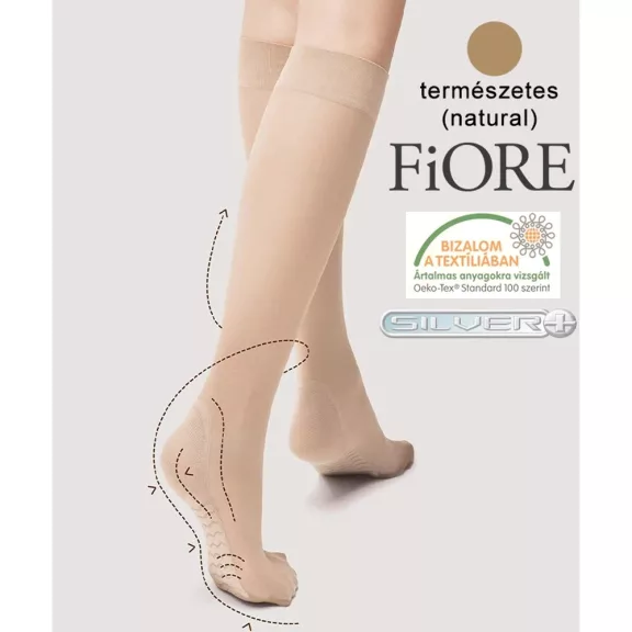 Fiore Massage gyógyhatású térdfix természetes barna 20 den Fiore Massage gyógyhatású térdfix természetes barna 20 den