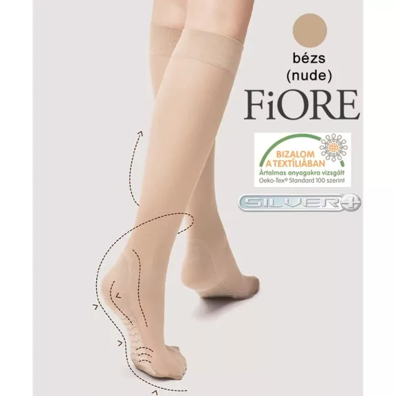Fiore Massage gyógyhatású térdfix nude 20 den Fiore Massage gyógyhatású térdfix nude 20 den