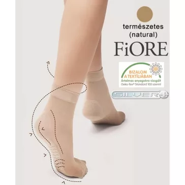 Fiore Massage gyógyhatású bokaharisnya natural 20 den