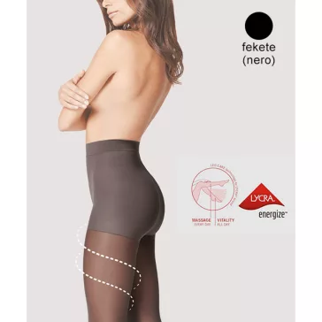 Fiore kompressziós gyógyharisnya Comfort Firm 20den fekete