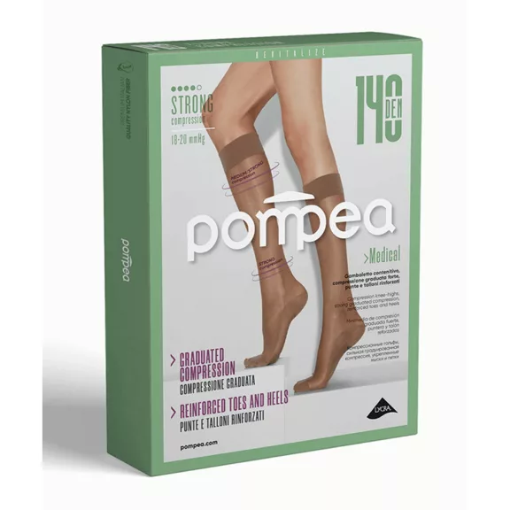 Kompressziós térdharisnya fekete 140 den 18-20 mmHg Pompea Kompressziós térdharisnya fekete 140 den 18-20 mmHg Pompea