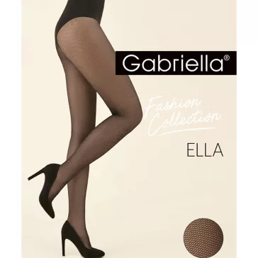 Gabriella necc mintás női harisnya Ella