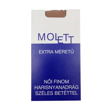 Nagyméretű egyszínű krepp harisnyanadrág cognac Moletti