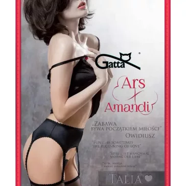 Gatta latex nyitott harisnya Ars Amandi Talia