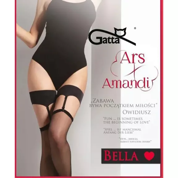 Gatta 2 részes fekete combfix harisnyatartóval Ars Amandi Bella Gatta 2 részes fekete combfix harisnyatartóval Ars Amandi Bella