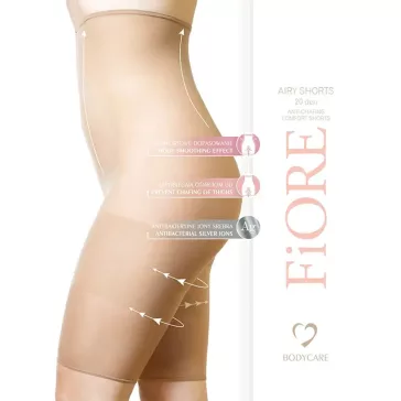 Nagyméretű Fiore combvédő nadrág Airy nude 20den